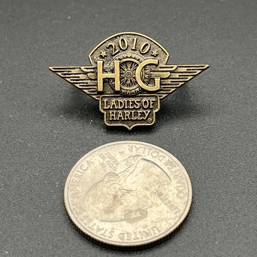 2010 HOG Ladies Of‎ Harley Harley Davidson Motorcycles Lapel Hat Pin